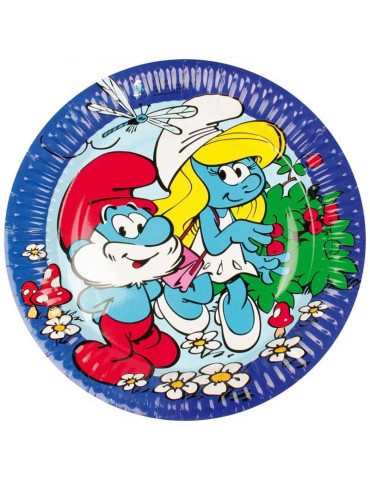 Štrumpf tanjiri 1/8