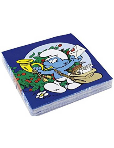 Štrumpf salvete 1/20
