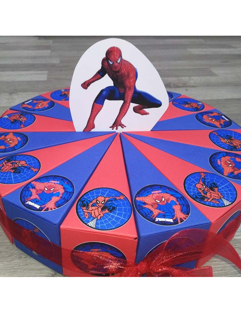 Spiderman torta od kartona 1 sprat