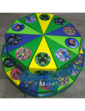 Minecraft torta od kartona 2 sprata