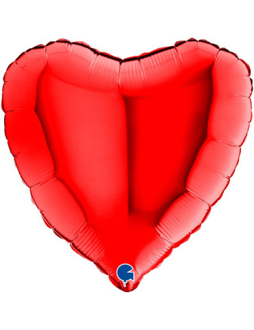Plavo srce folija balon sa helijumom