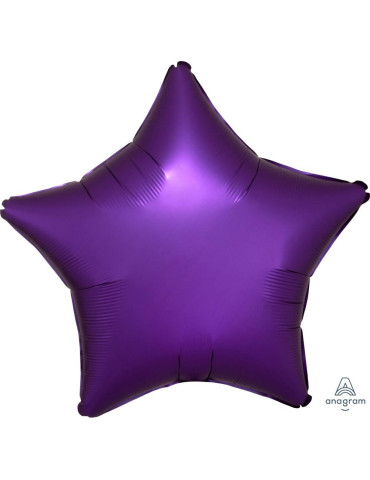 Zvezda ljubičaste boje - balon sa helijumom