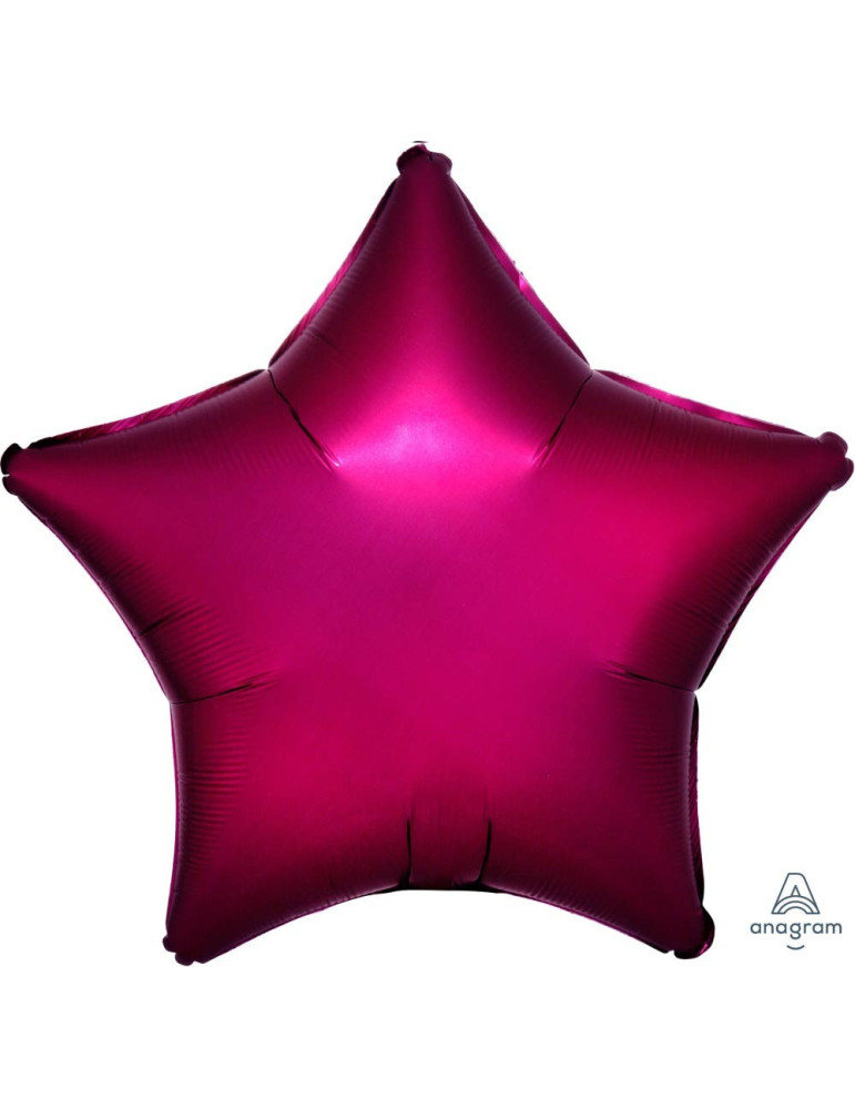 Zvezda ciklama roze boje - balon sa helijumom