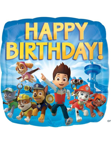 Paw patrol srećan rođendan balon sa helijumom